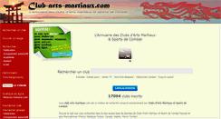 Desktop Screenshot of club-arts-martiaux.com